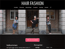 Tablet Screenshot of hair-fashion.dk